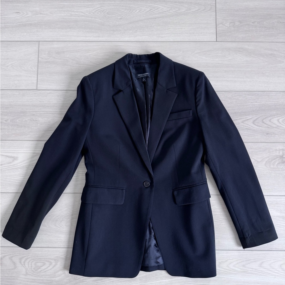 Banana Republic Slim Italian Wool Blazer size 4